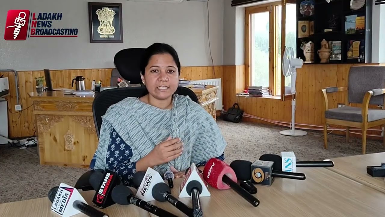 Secretary Education Banu Prabha briefed media about LG Yuva internship 2026