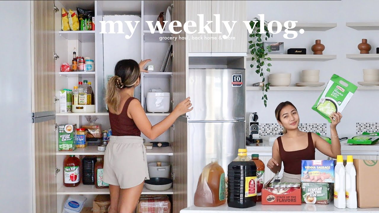 VLOG • Grocery Day *finally, Back Home & Warehouse 🛒🍣 | Ry Velasco