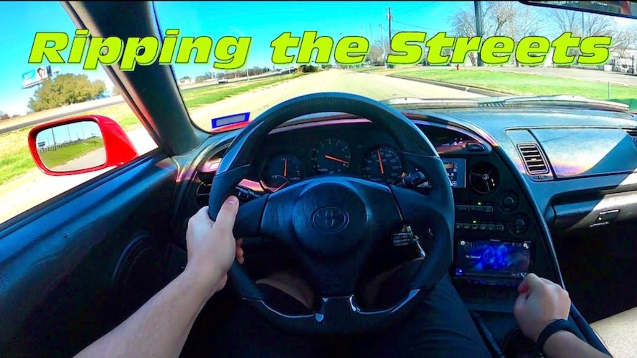 Taking My Supra Out for Some Hard Rips Around Town.