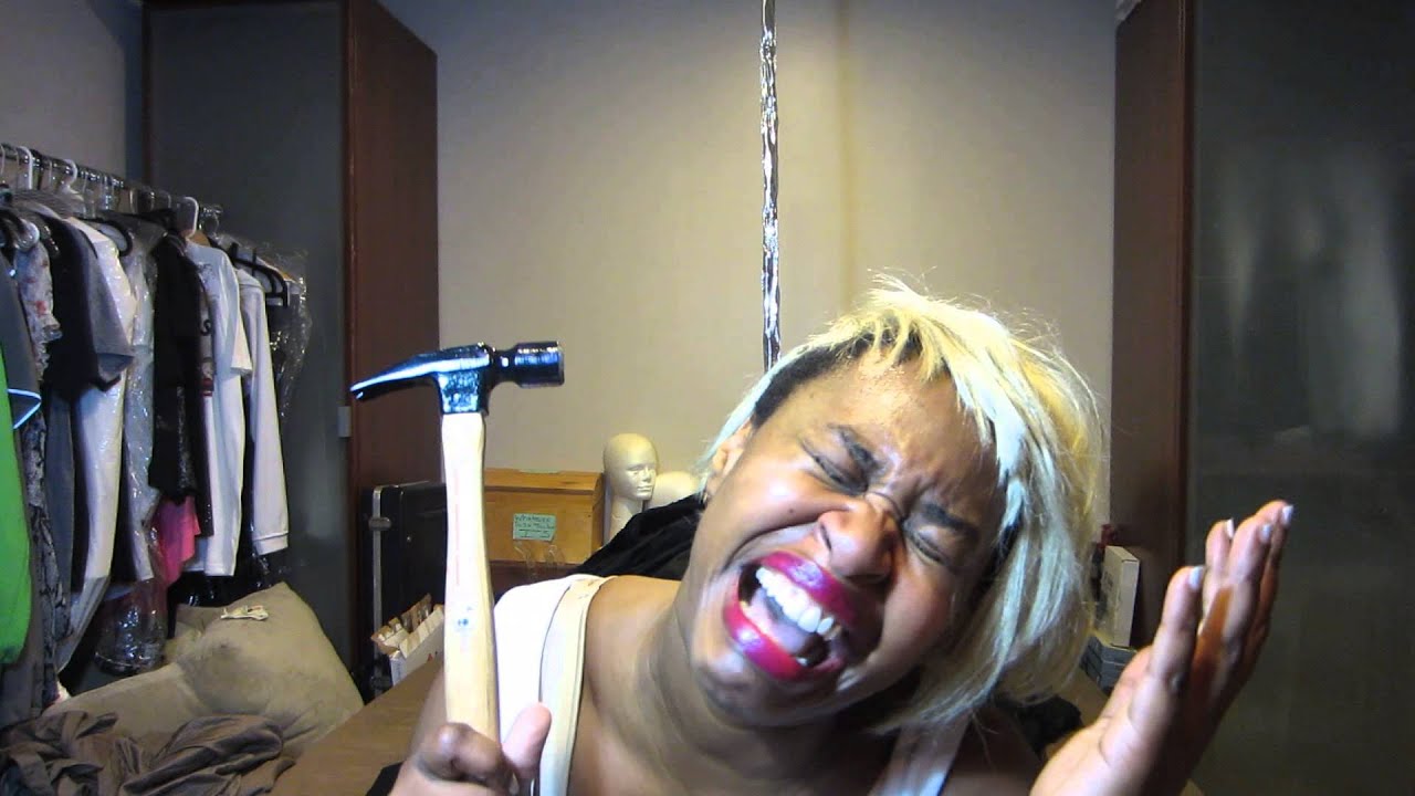 GloZell's Ghetto Wrecking Ball Miley Cyrus- GloZell
