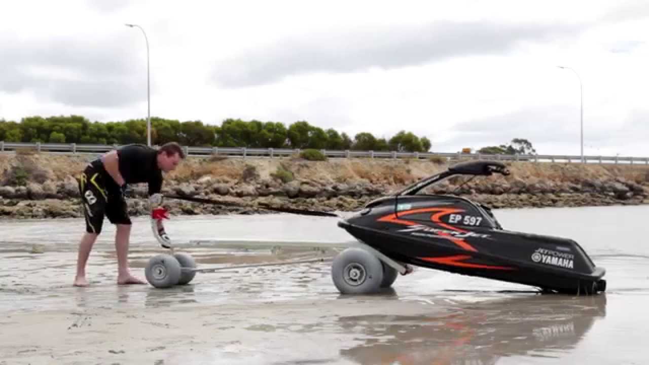 Jet Hitch - Transporting, Launching and Retrieving You Standup Jetski With No Trailer