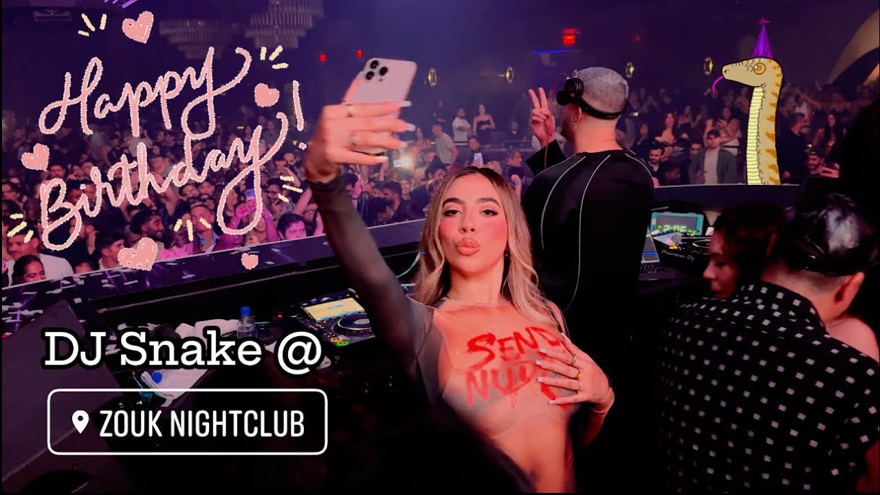 DJ Snake at Zouk Nightclub Las Vegas - VIP Backstage Access - Message me for Table Reservations