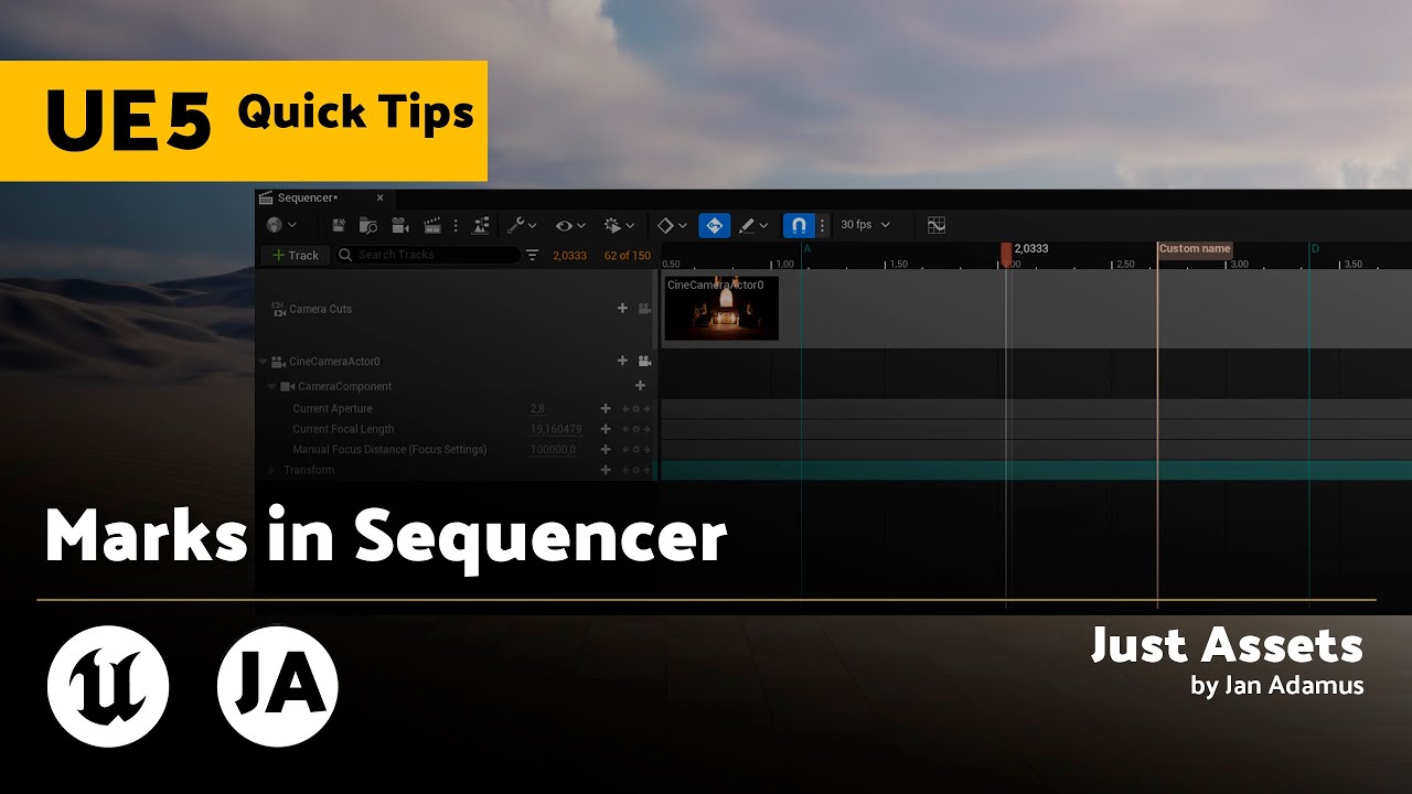 UE QuickTip | Marks in Sequencer