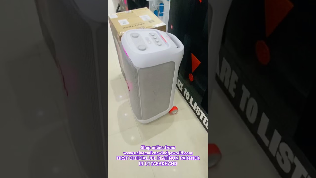 FIRST IN INDIA!!🔥 NEW JBL PARTYBOX 320 WHITE & JBL PARTYBOX 120 WHITE Limited edition launched! #jbl