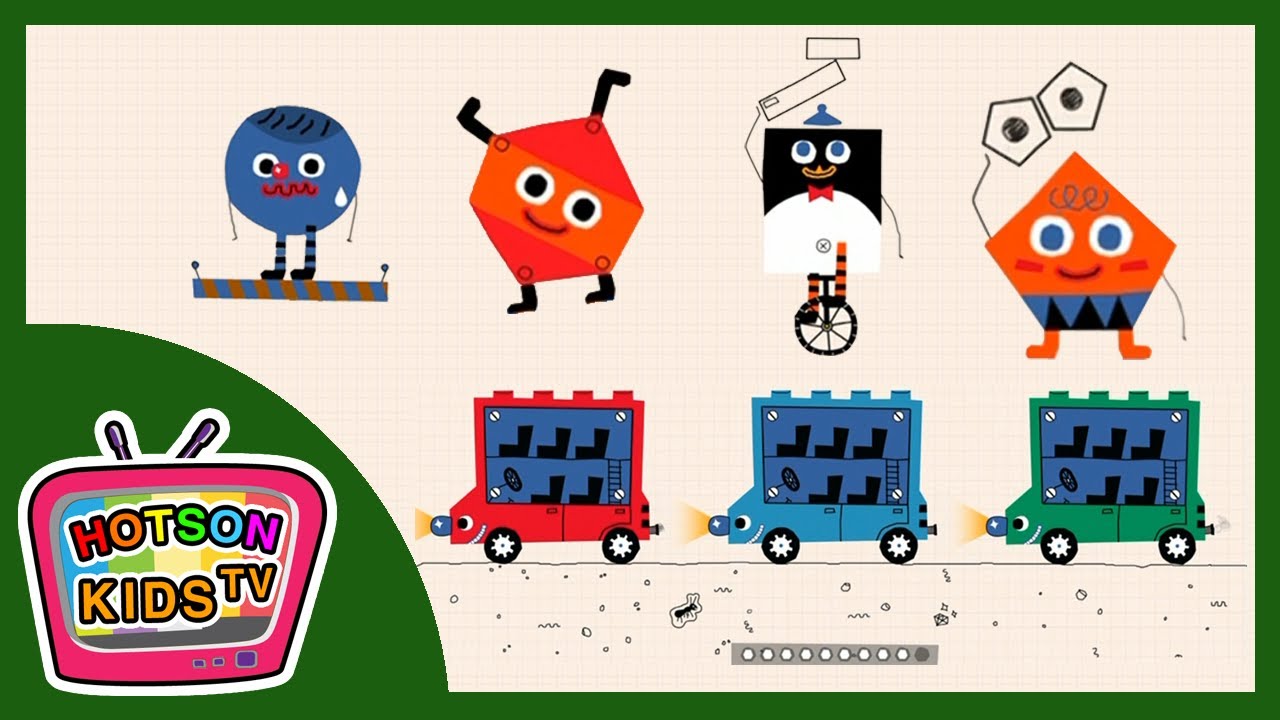 아이들을 위한 도형놀이 #2 | 삼각형 사각형... | Learn Shapes for Children