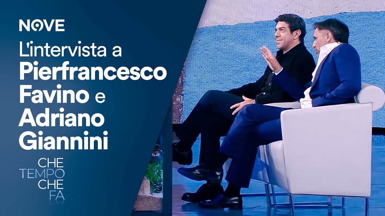 Che tempo che fa | L'intervista a Pierfrancesco Favino e Adriano Giannini