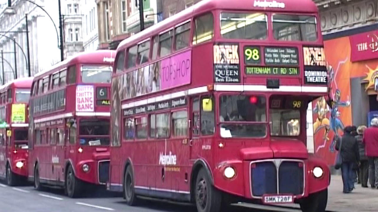 OXFORD STREET LONDON BUSES 2004 BY DAVE SPENCER OF PMP FILMS