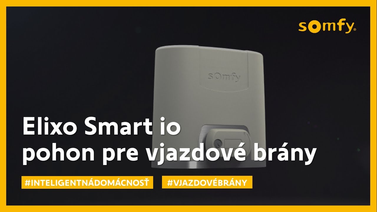 Pohon pre posuvné brány Elixo Smart io | Somfy
