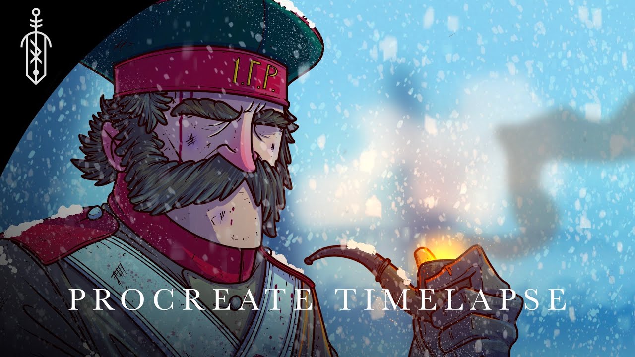 Russian Soldier // Procreate Timelapse // Concept Art