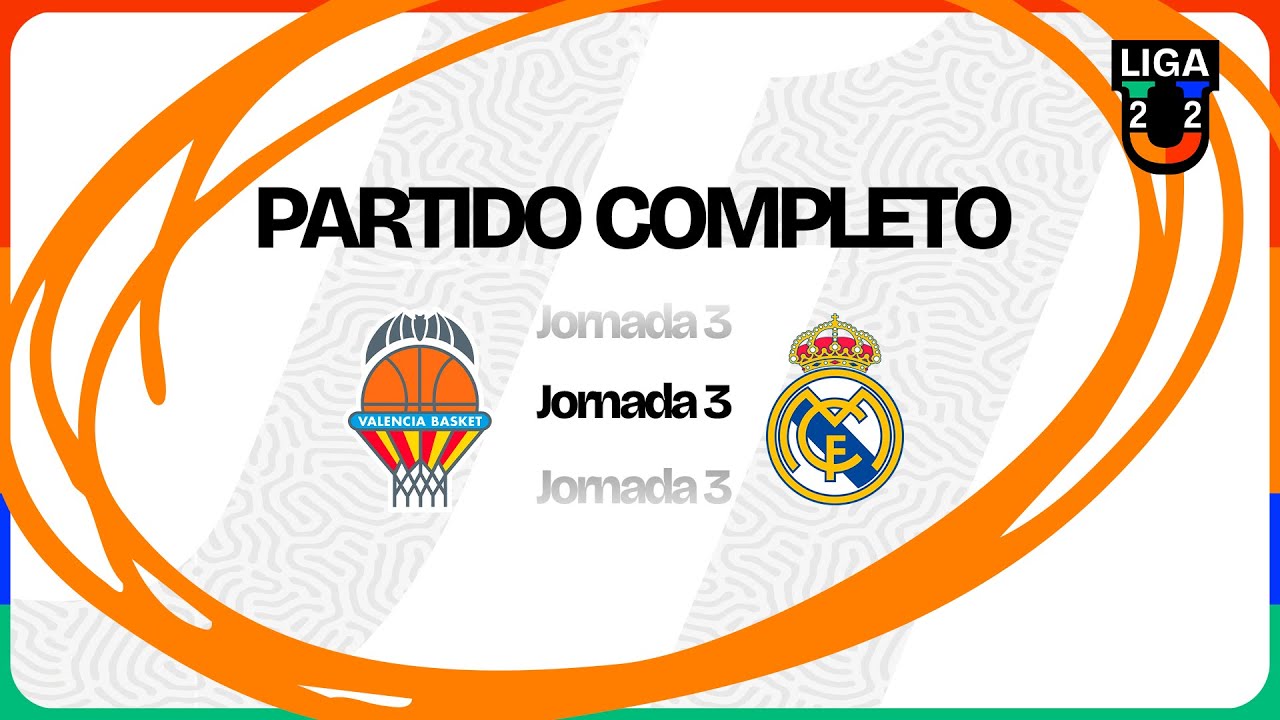 Valencia Basket vs Real Madrid | Partido completo de baloncesto&nbsp;| Liga U 2025-26 | JORNADA 3