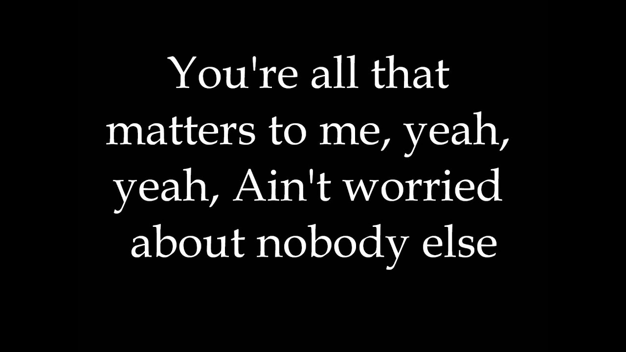 All that Matters - Justin Bieber (JB) + (Lyrics Video) (Letra)