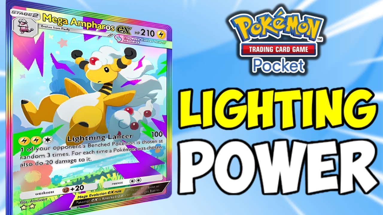 MEGA AMPHAROS TERNYATA KUAT BANGET !! Pokémon TCG Pocket Indonesia