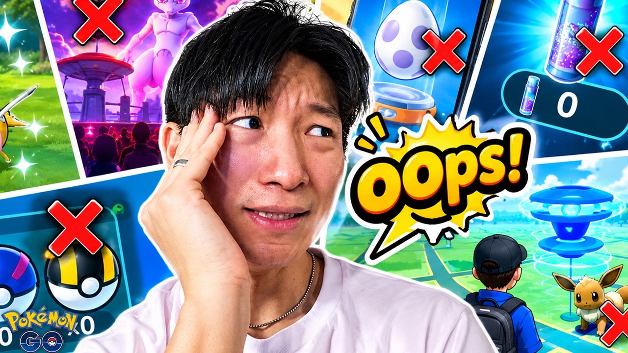 10 ГРУБЫХ ОШИБОК, которые совершают игроки Pok&eacute;mon GO (даже я!), и которых ВАМ СТОИТ ИЗБЕГАТЬ!!