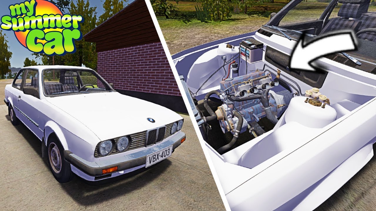BUILDING MY BMW E30 SLEEPER BUILD - MORE HORSEPOWER | My Summer Car