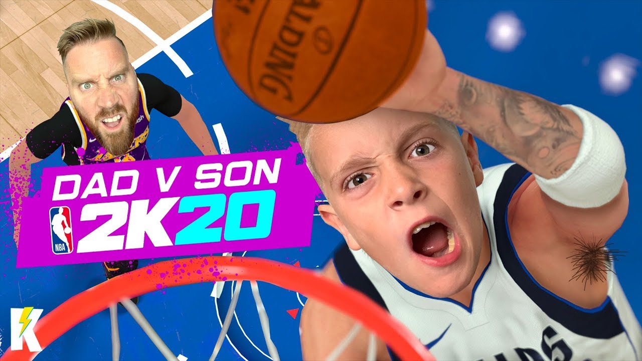 DAD vs SON in NBA 2k20! (Mavs vs Lakers) K-CITY GAMING