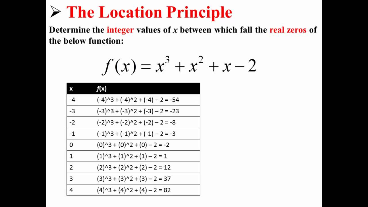 The Location Principle