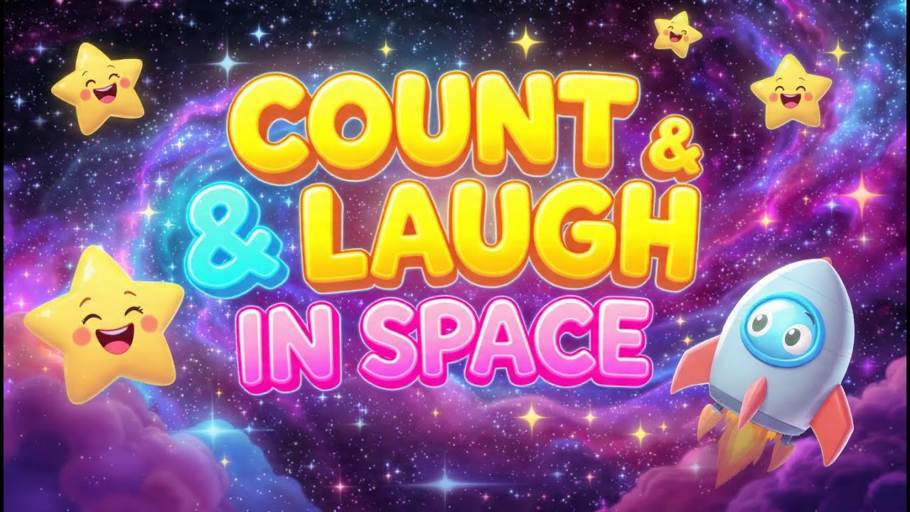 🔢 Laugh & Learn Numbers in Space 😂🚀 | A Fun Counting Rhyme for Kids