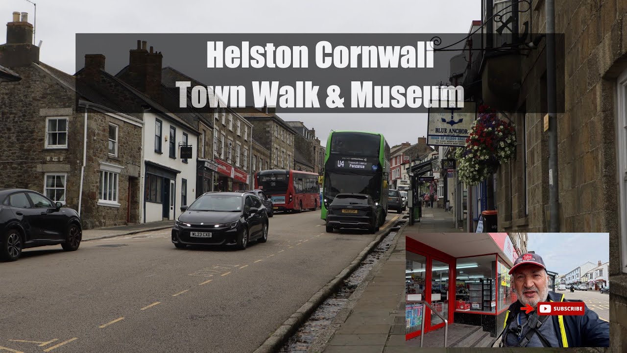 Helston Cornwall  Town Walk & Museum