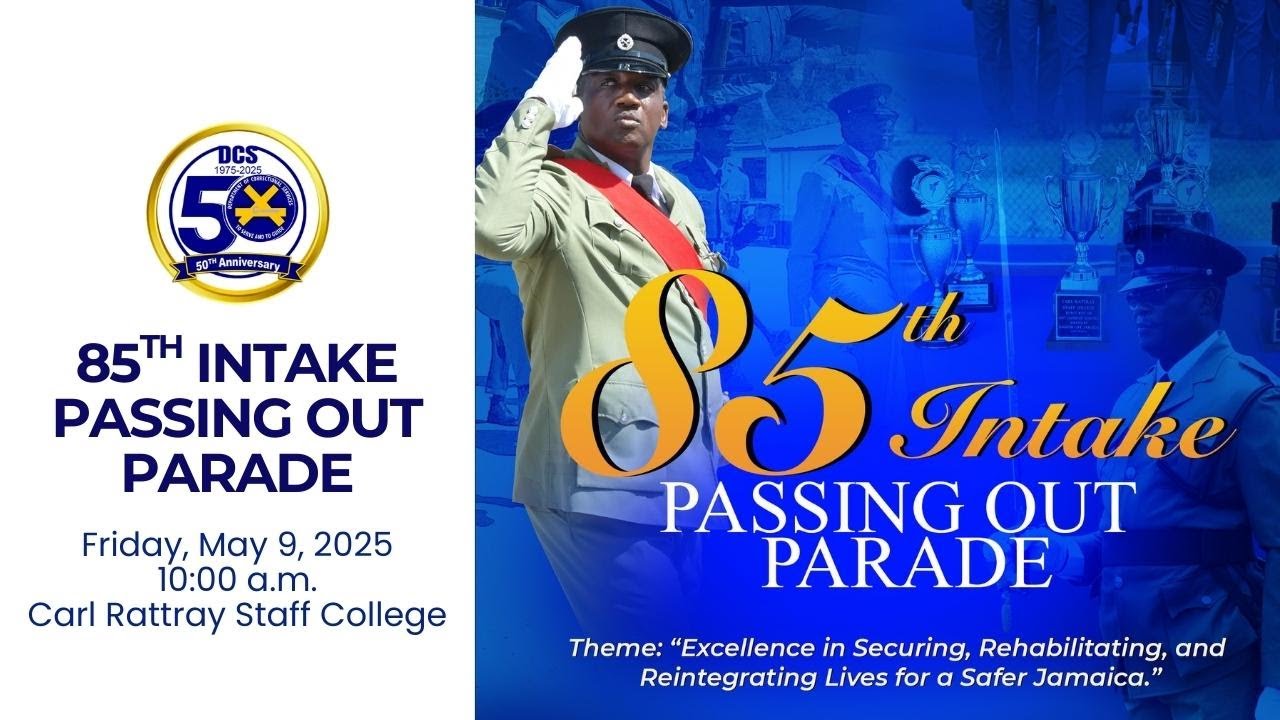 DCS Jamaica, 85th Intake Passing Out Parade  ((May-9-2025))