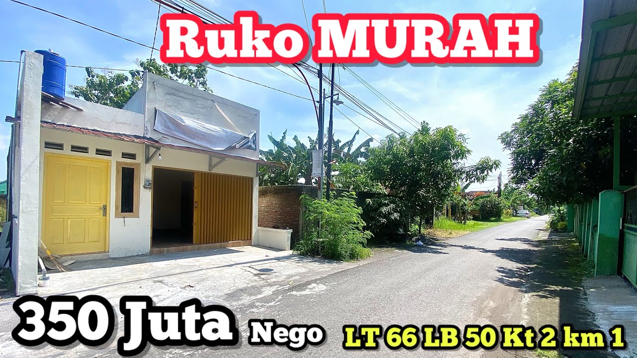 Sold_MURAH ruko Di Potorono Banguntapan Bantul Yogyakarta