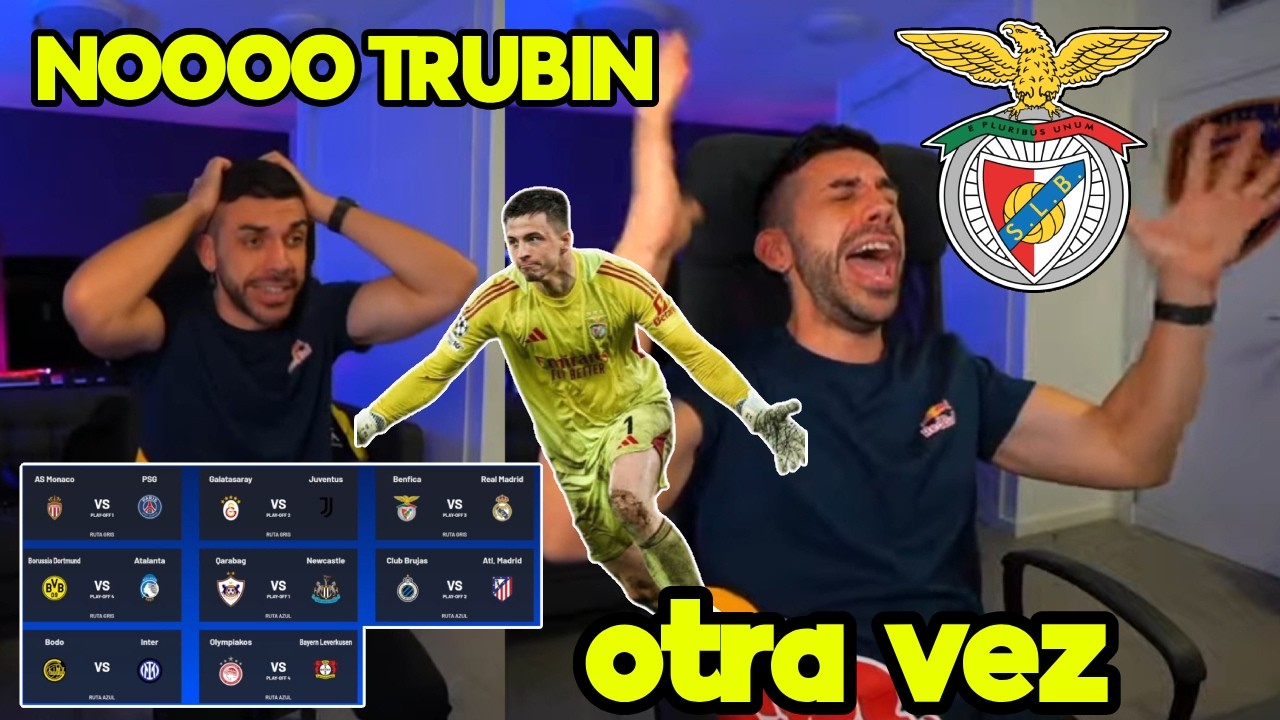 LE VUELVE A TOCAR EL BENFICA AL REAL MADRID 😂 DjMaRiiO REACCIONA AL SORTEO
