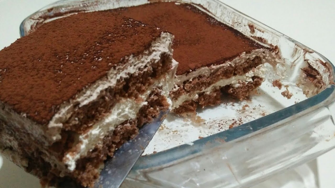 تحلية باردة بالكراميل والشكولا ساهلة تحضر في دقائق  والأهم لذيذة