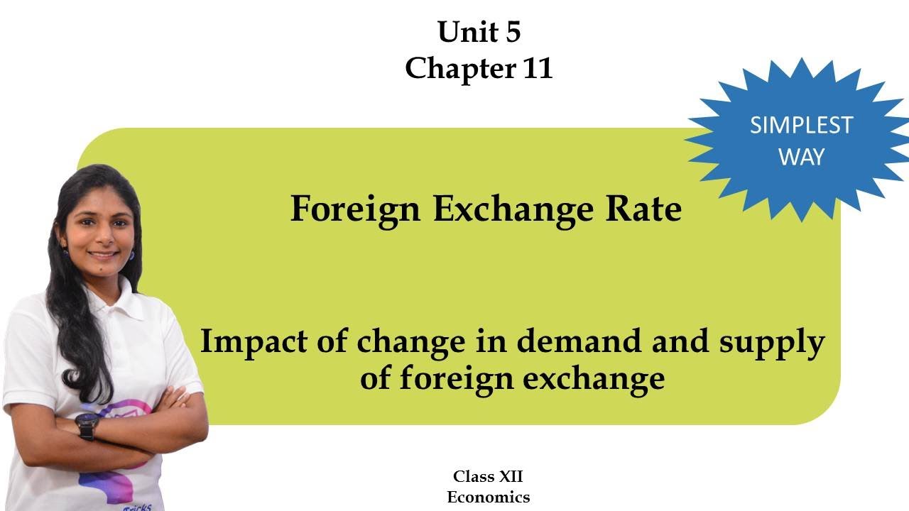 Impact of change in demand and supply of foreign exchange | Chapter 11| CBSE Class 12 MacroEconomics