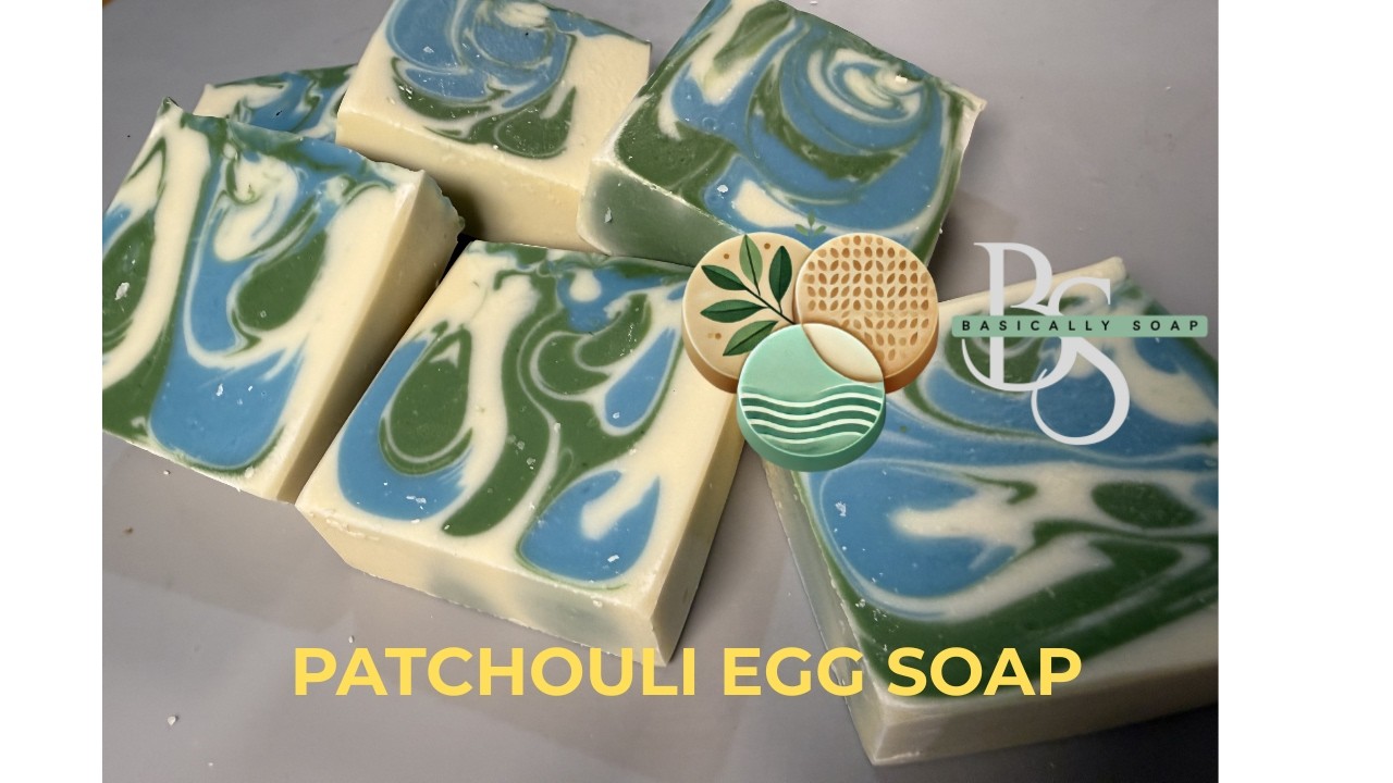 Cold Process soap techniques | Patchouli egg soap