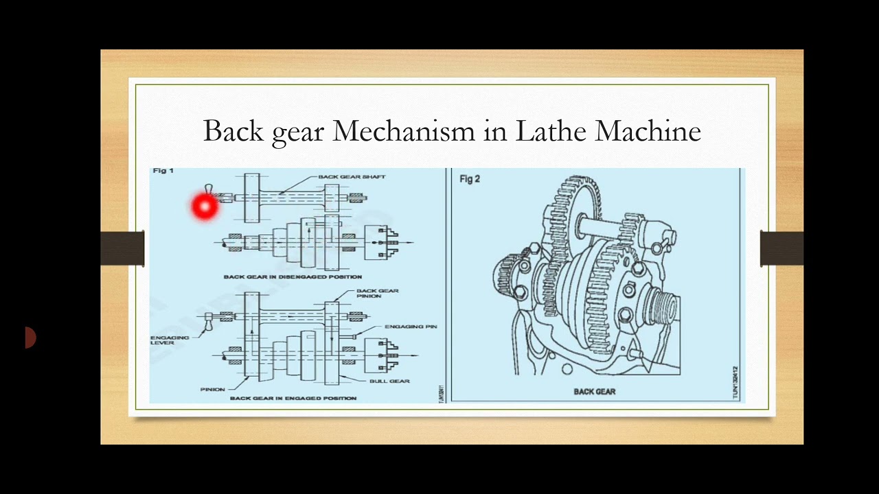 Back Gear Mechanism in Lathe Machine | Back Gear Mechanism uses | Running lathe M/C in slowest speed
