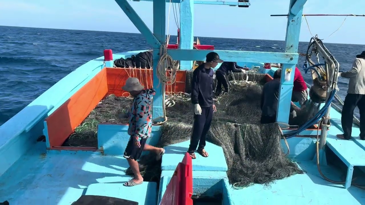 Khung cảnh kéo lưới xù của anh em dân biển Phú Yên cũ (nay là Đắk Lắk), mời cả nhà cùng xem