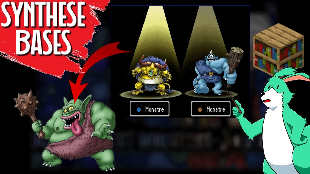 Les bases de la synthèse dans dragon quest monster : joker 1 & 2