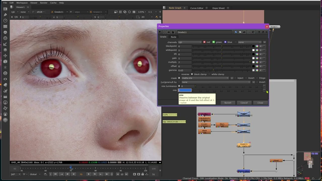 How to animate stuff in nuke