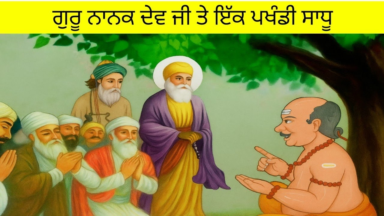 ਜਦੋਂ ਗੁਰੂ ਨਾਨਕ ਦੇਵ ਜੀ ਦੀ ਮੁਲਾਕਾਤ ਇੱਕ ਪਖੰਡੀ ਸਾਧੂ ਨਾਲ ਹੋਈ