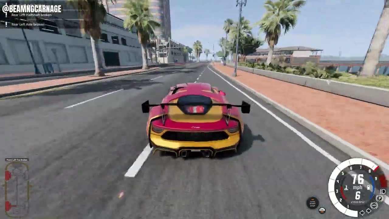 Massive Crash Compilation in BeamNG drive #174 - BeamNG Carnage