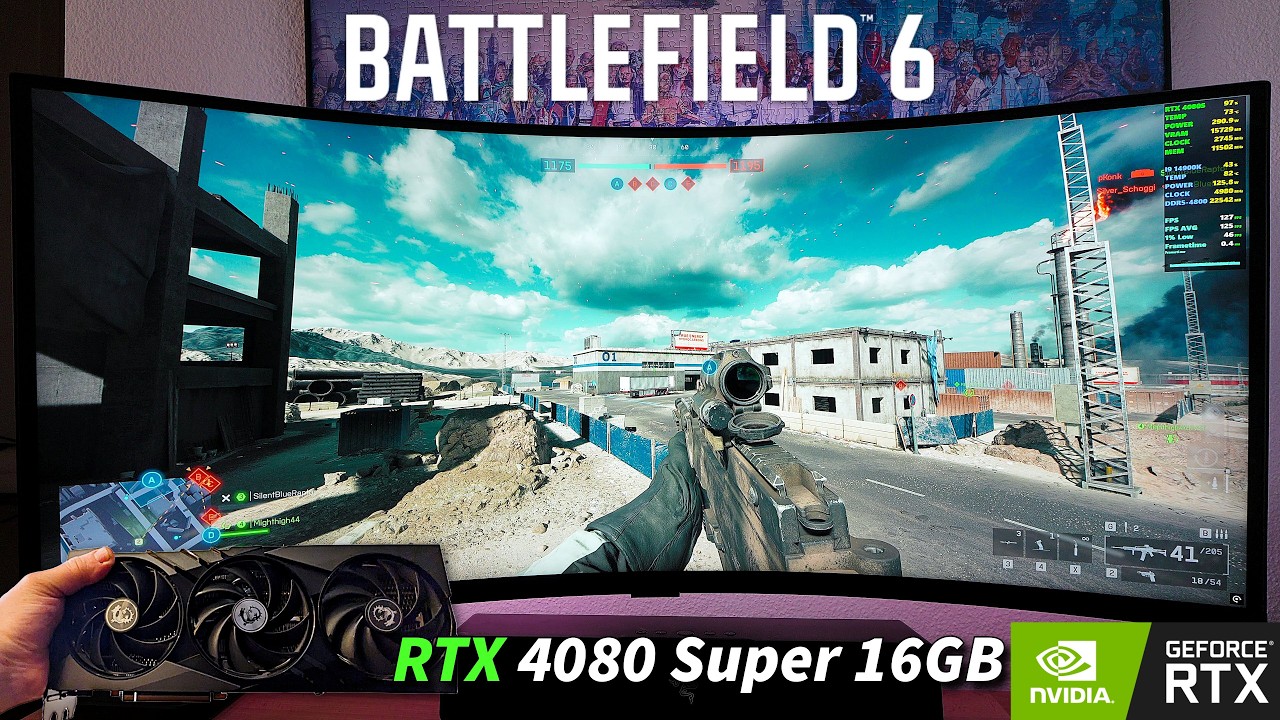 Battlefield 6 - RTX 4080 Super 16GB - i9 14900K | Samsung Odyssey 40