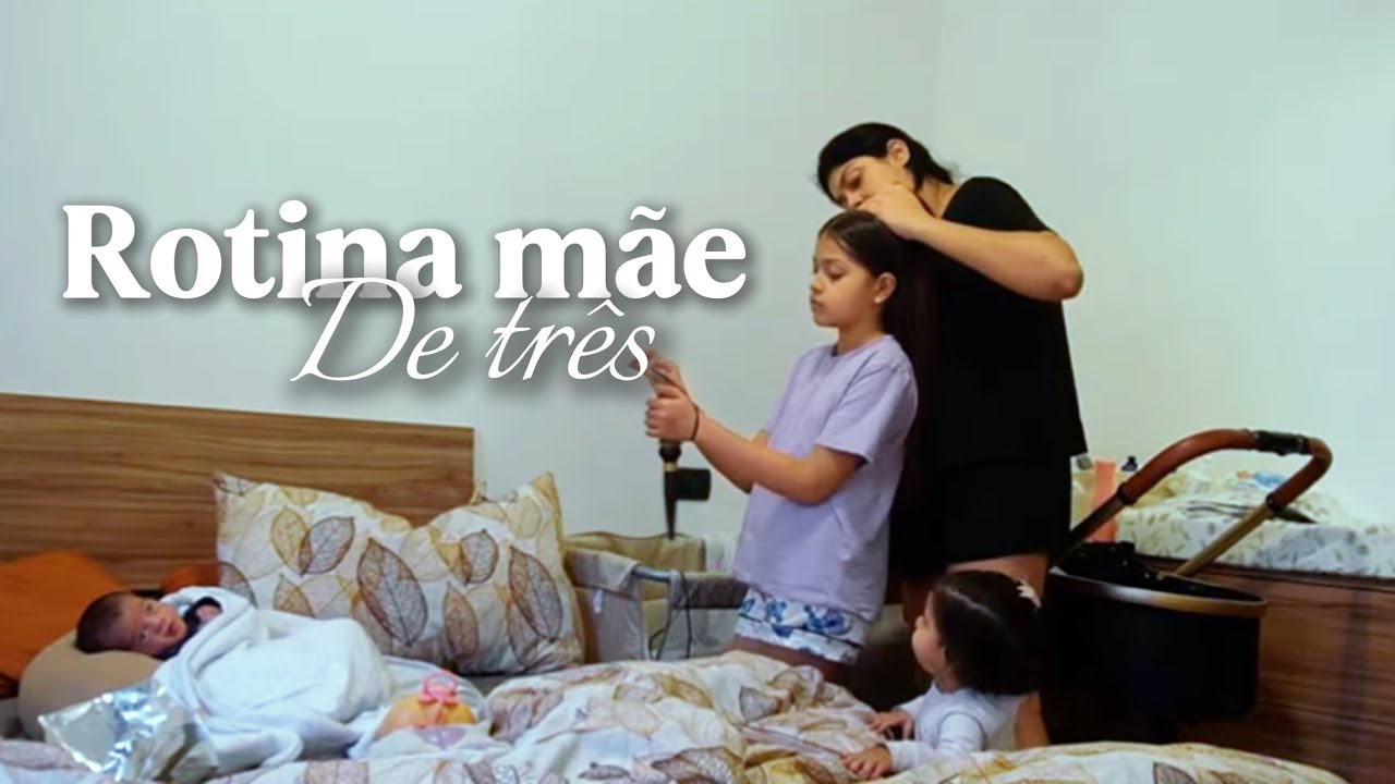 Rotina sozinha cuidando de um recém-nascido um bebê e uma criança 🤯🤯🤯