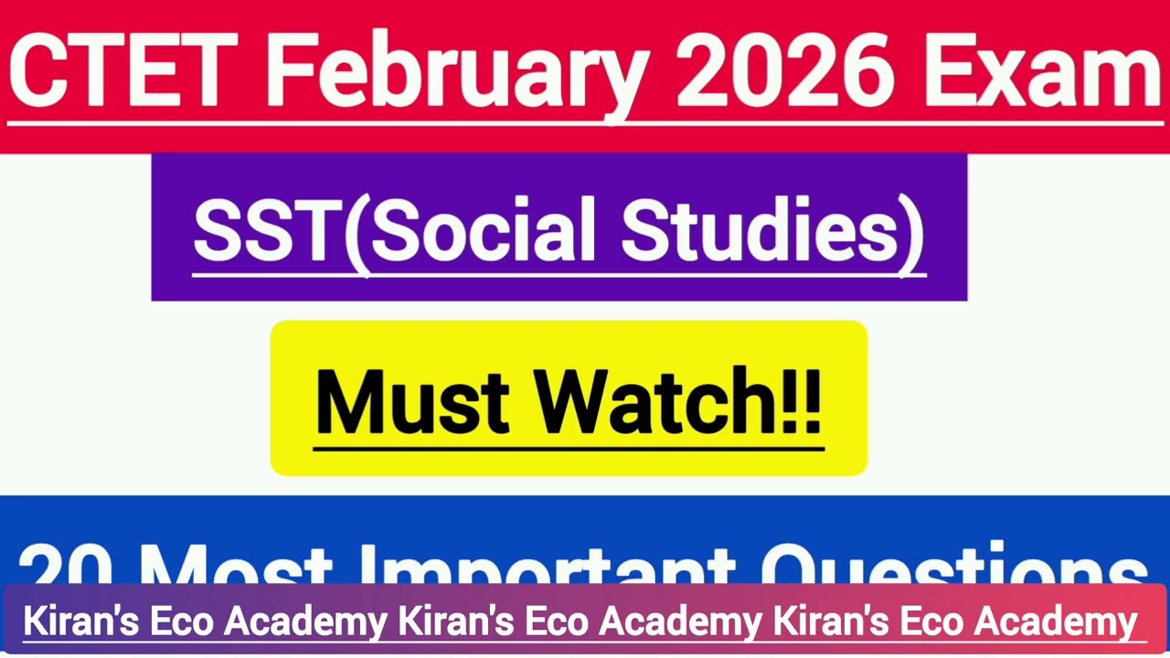 CTET SST Most Important MCQs💯 | Latest Pattern | 30 Questions Must Watch! 🎯#ctet  #viral  #exam #gk 