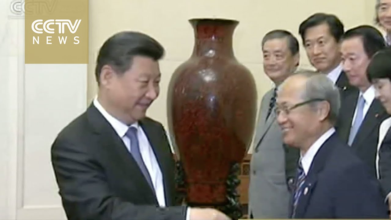 President Xi meets Japanese delegation in Beijing