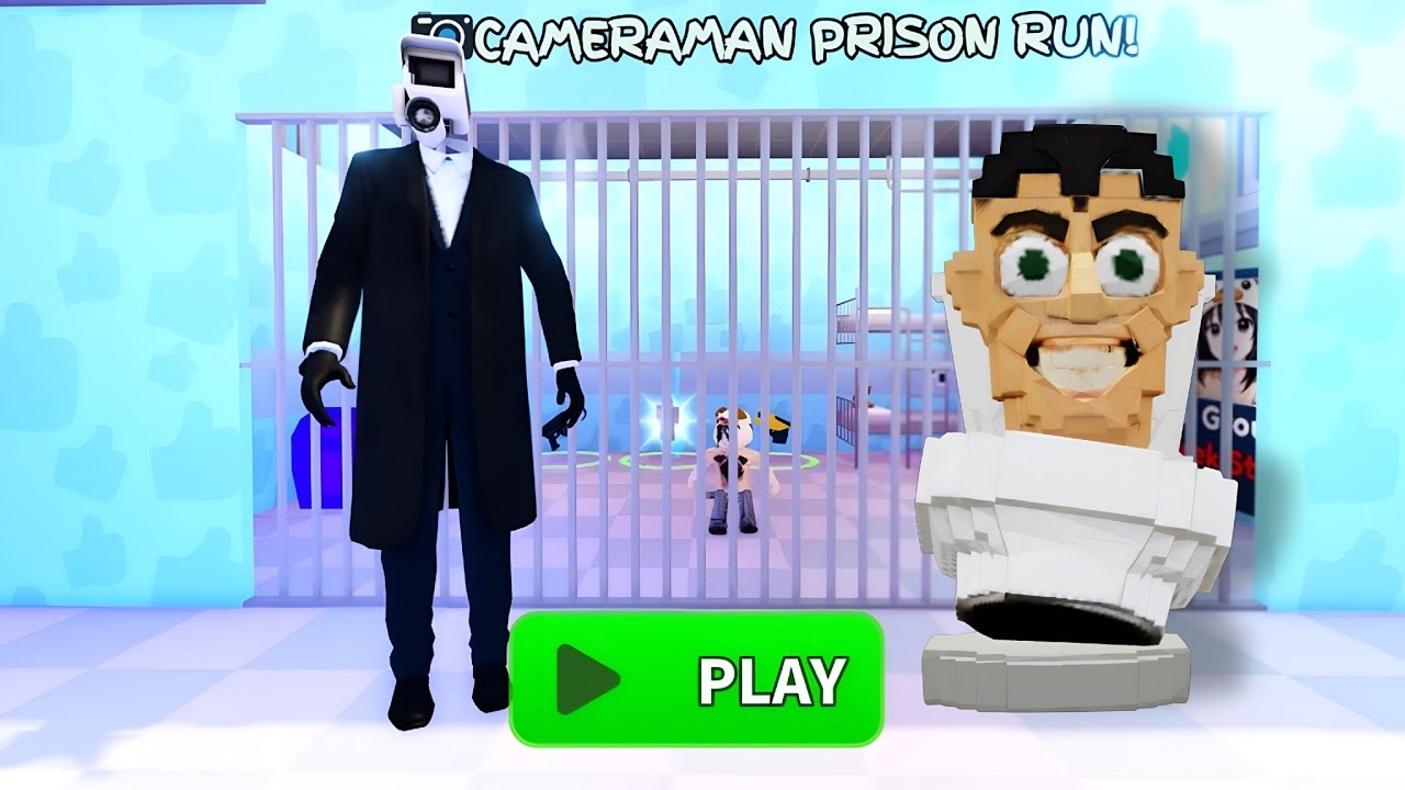 CAMERAMAN PRISON RUN! (OBBY) - Skibidi Toilet Escapes the Cameraman! | Goat Gaming