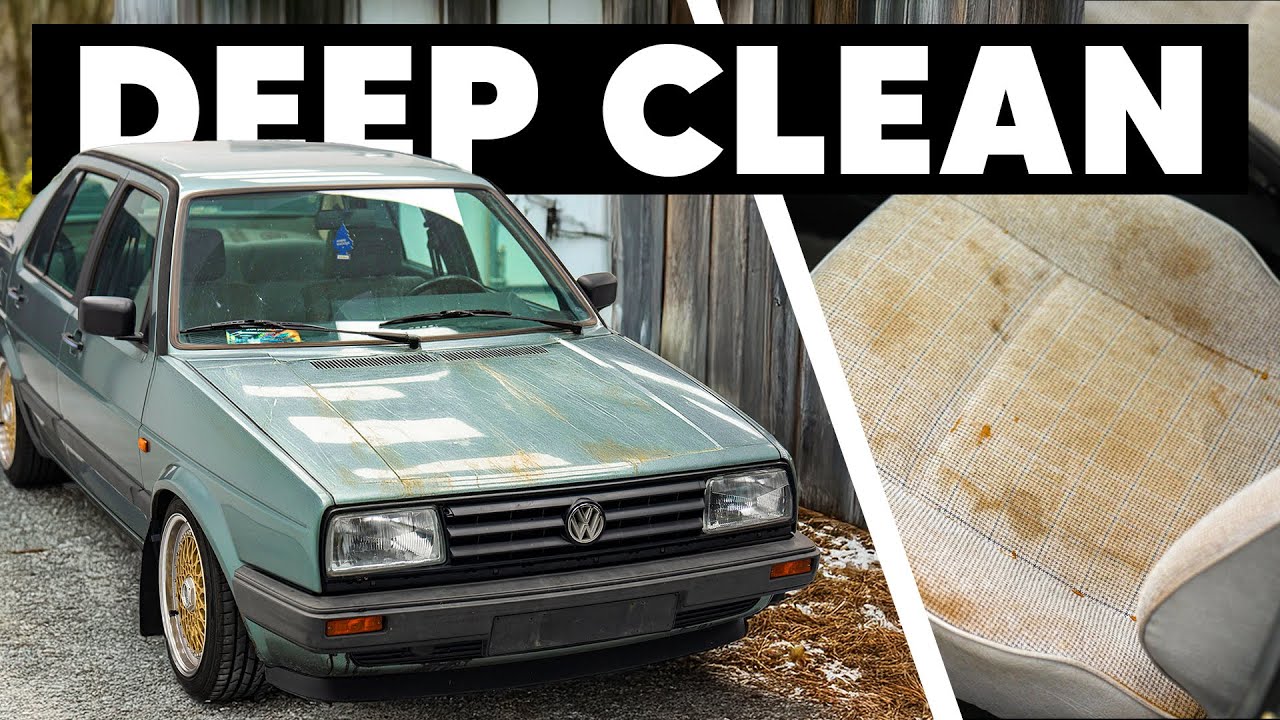 Cleaning a 30 Year Old VW Jetta - Exterior & Interior Detailing