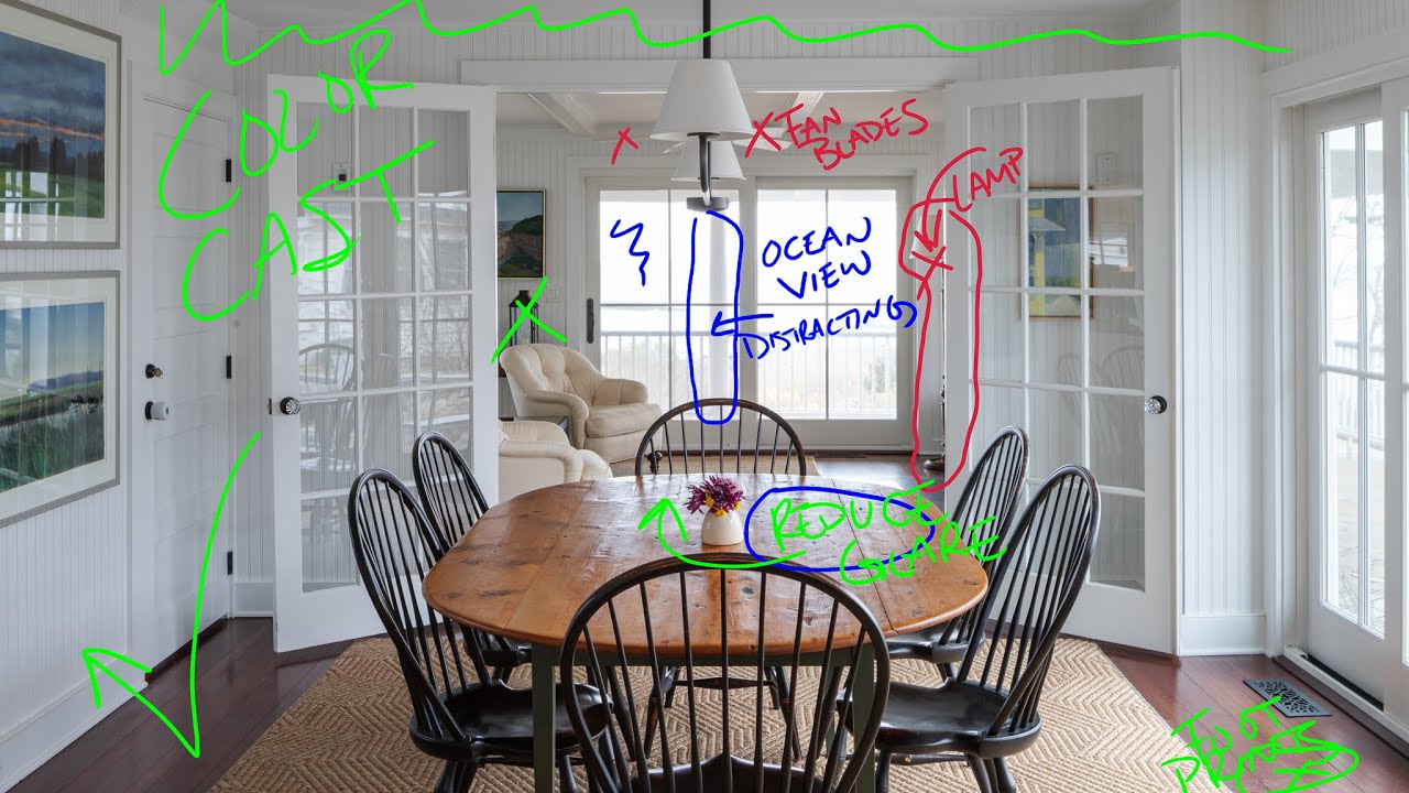 Architectural Photography Photoshop Edit - Dining Area - Madison, CT