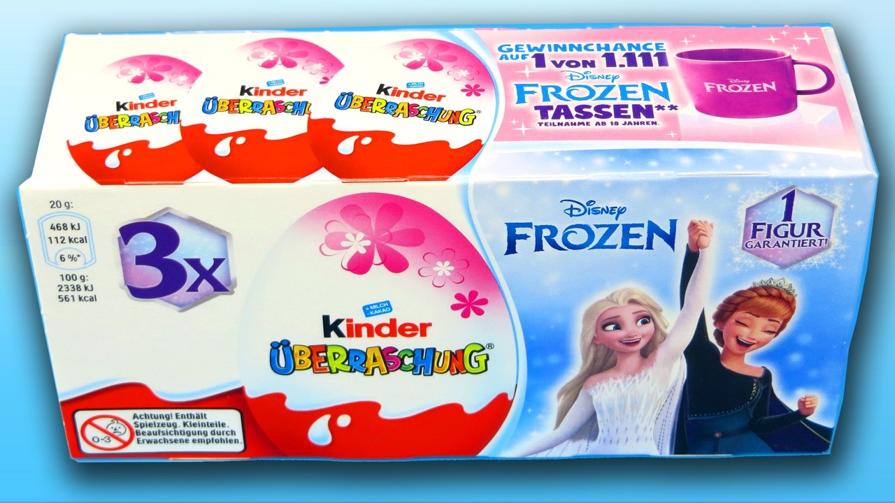 Unboxing Pack of 3 Surprise Eggs ASMR Inspiring No Talking Video Kinder Surprises