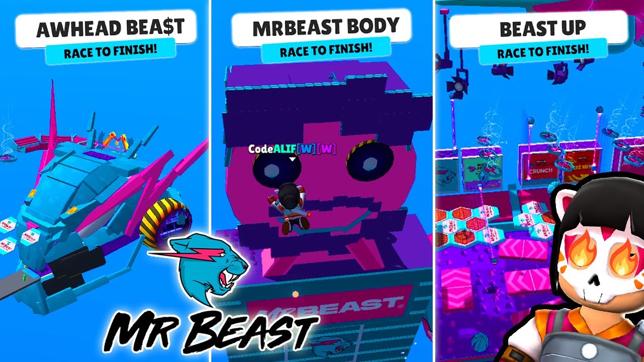 I PLAY EVERY FEATURED MRBEAST WORKSHOP PARKOUR MAPS IN STUMBLE GUYS