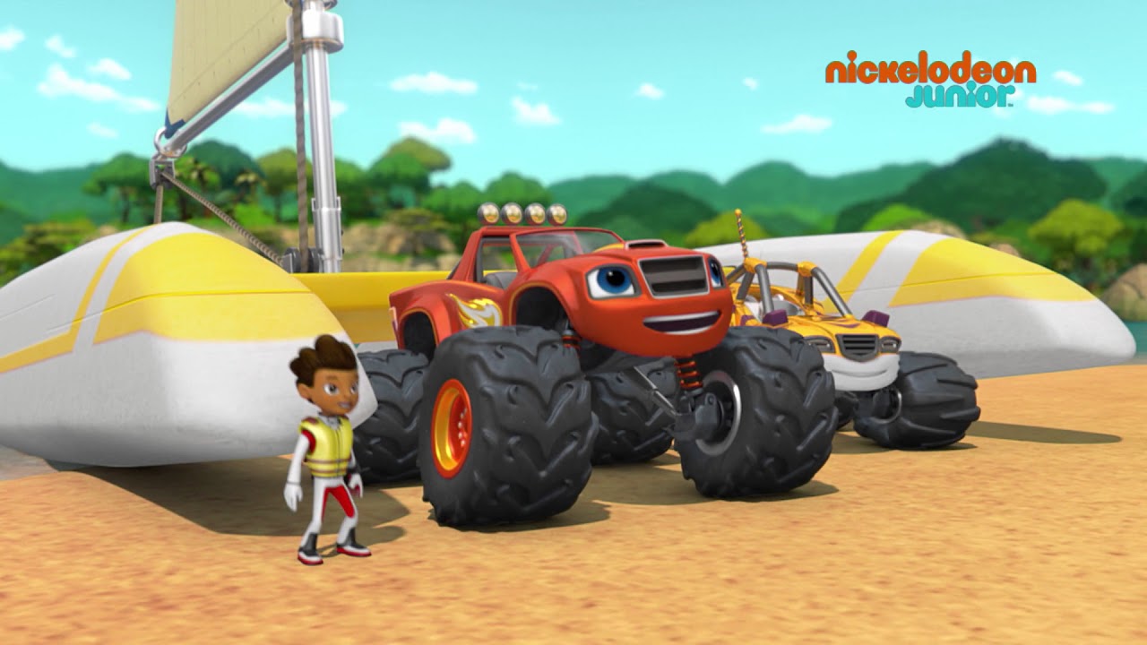 Blaze et les Monster Machines | L'île | NICKELODEON JUNIOR