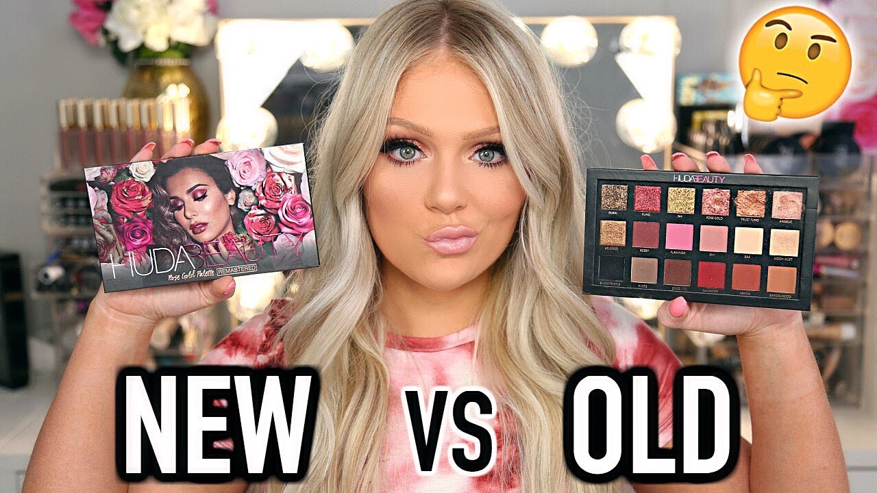 HUDA BEAUTY ROSE GOLD REMASTERED PALETTE?! REVIEW + COMPARISON