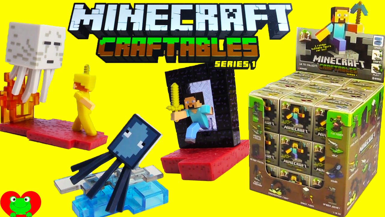 Minecraft Craftables Series 1 Blind Box Buildable Figures