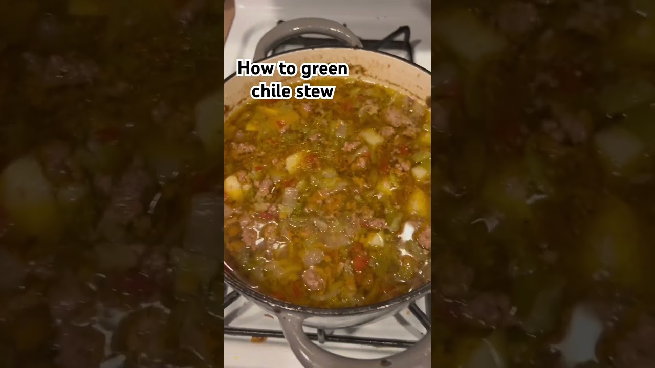 Green Chile Stew #newmexico