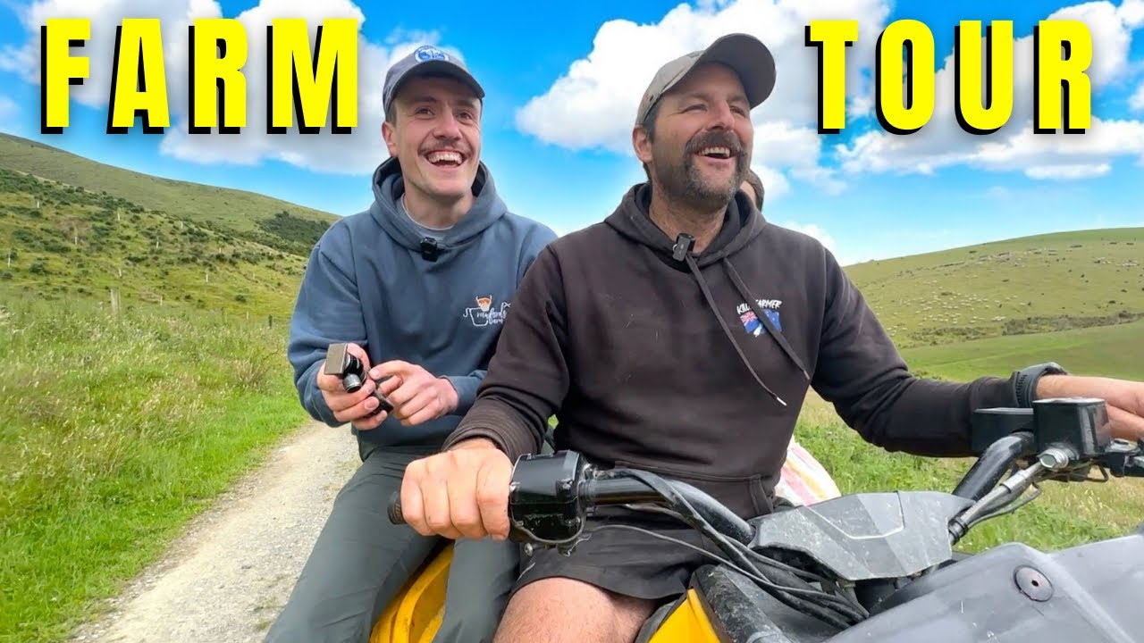 Farm Tour With The Kiwi Farmer | New Zealand Rodeo