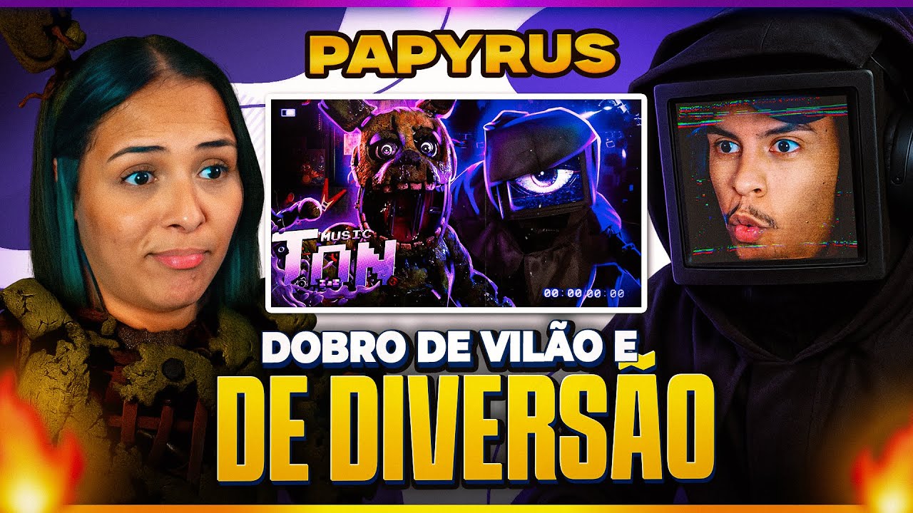 PAPYRUS DA BATATA: Casca de Metal | O Doutor e Springtrap | [Casal Jounin React] 🔥