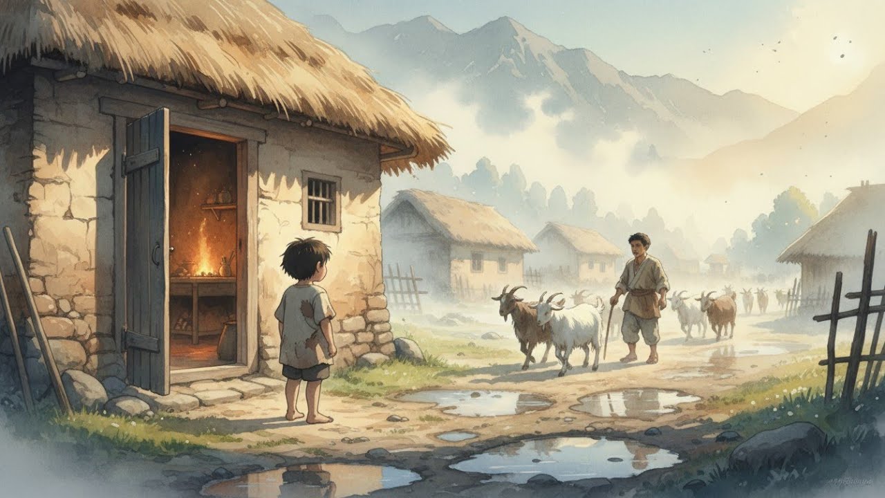 A Quiet Morning in the Mountains | Ghibli Inspired Village Life